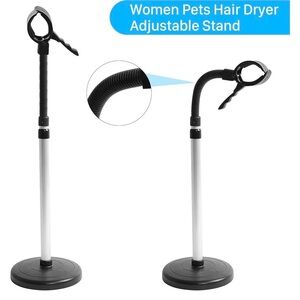 Retractable Hair Dryer Stand Holder Hands-Free 360° Vertical Blow Dryer Mount US